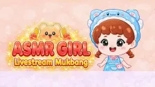 ASMR Girl: Livestream Mukbang