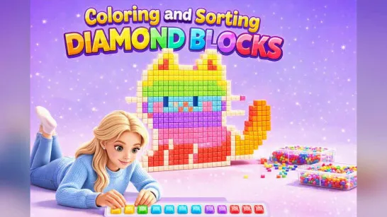 Coloring and Sorting Diamond Blocks Coloring and Sorting Diamond Blocks image