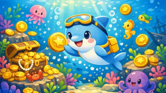 Underwater Adventures of Little Dolphin Underwater Adventures of Little Dolphin image