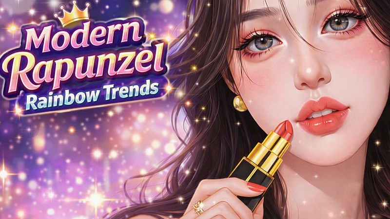 Modern Rapunzel Rainbow Trends