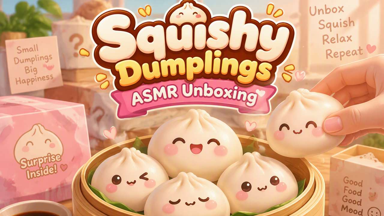How To Play Squishy Dumplings: ASMR Unboxing